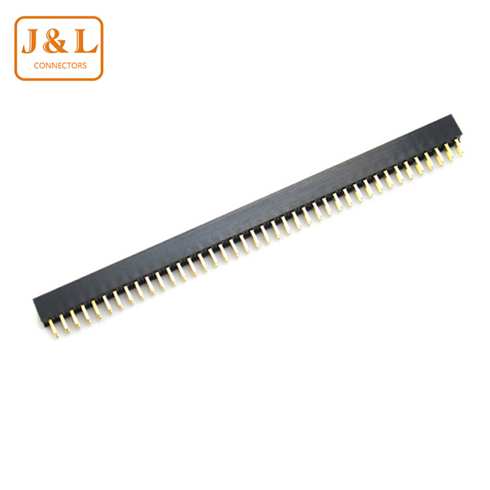 1.0mm 间距双排180度直插排母连接器