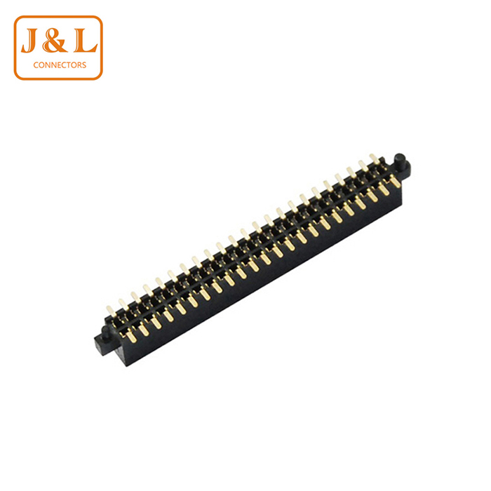 贴片1.27MM 间距双排贴片2*23P 镀金环保排母厂家