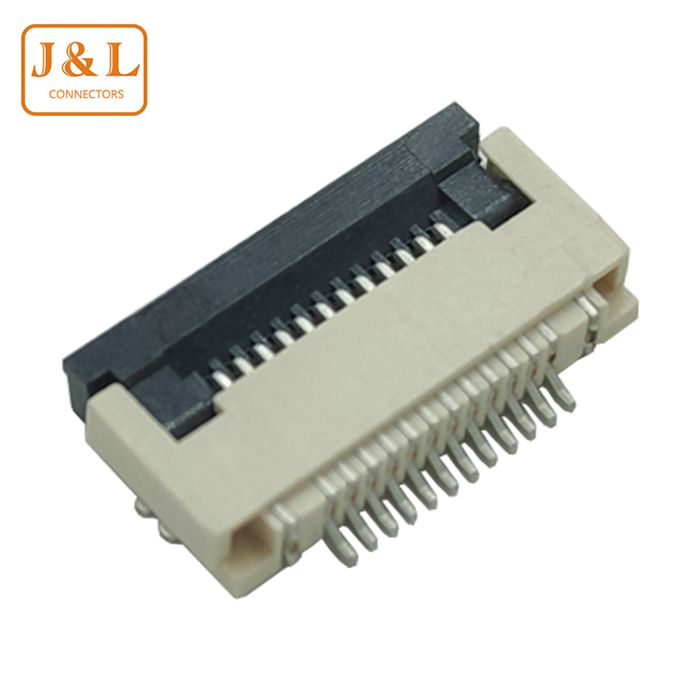 0.50mm间距FPC 下接12P 连接器