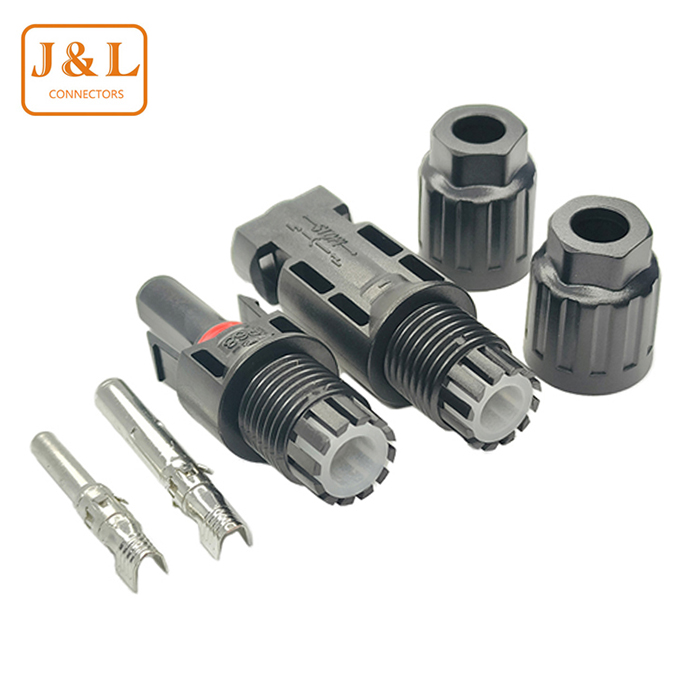 TUV 认证1500V 光伏MC4 公母普通端子接头