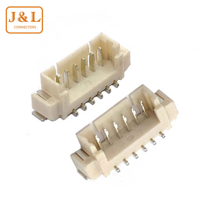 MX1.25MM间距立式2-20P耐高温260度可加吸盖编带贴片针座端子插座